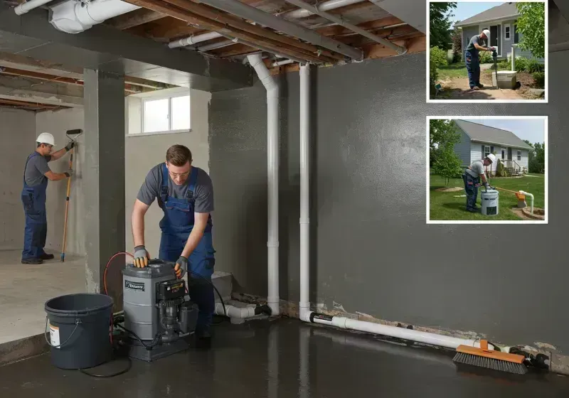 Basement Waterproofing and Flood Prevention process in West Peoria, IL